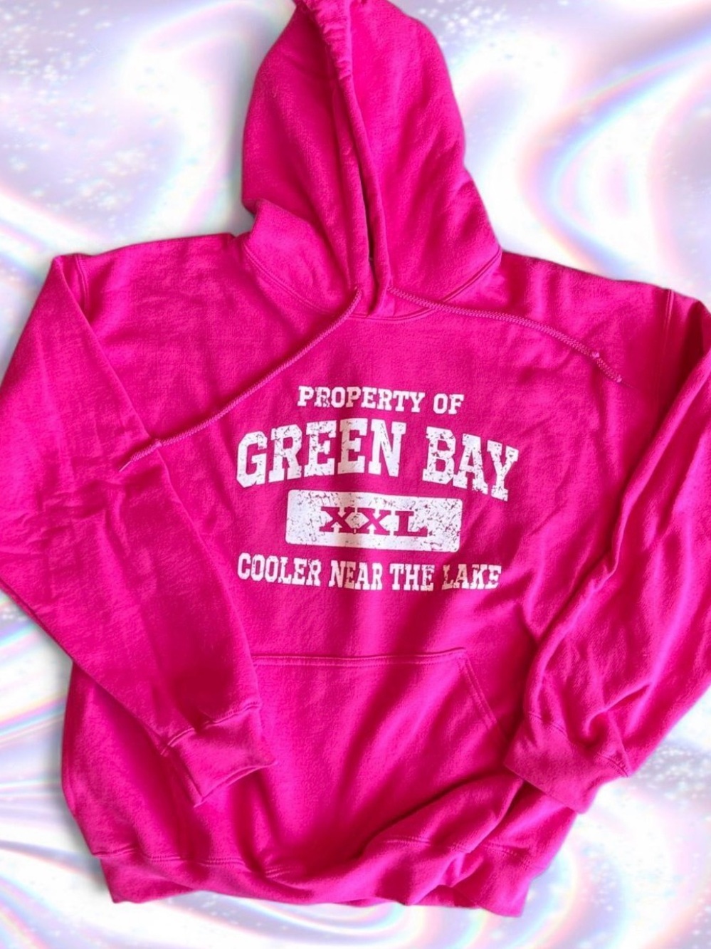 Bright Pink "Green Bay Packers " Graphic Hoodie 💚💛